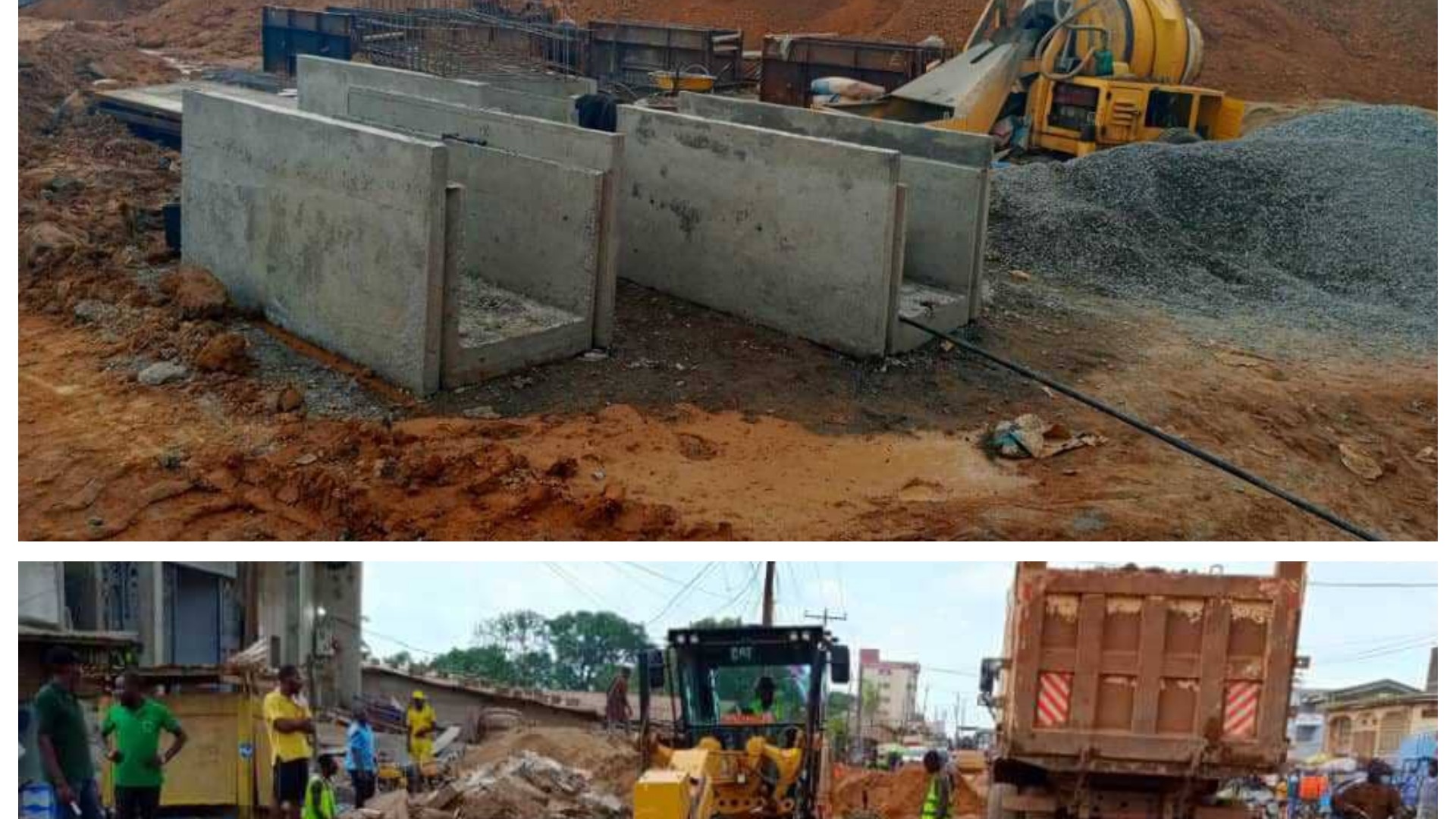 Section Douala-Bonepoupa : des travaux de chaussée et d’assainissement en cours