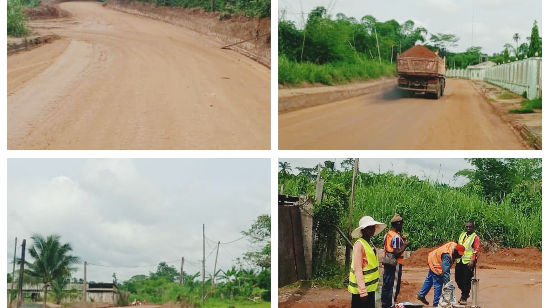 Routes communales: les routiers travaux de bitumage en enduit superficiel de certaines routes dans la Sanaga Maritime suivent leur cours