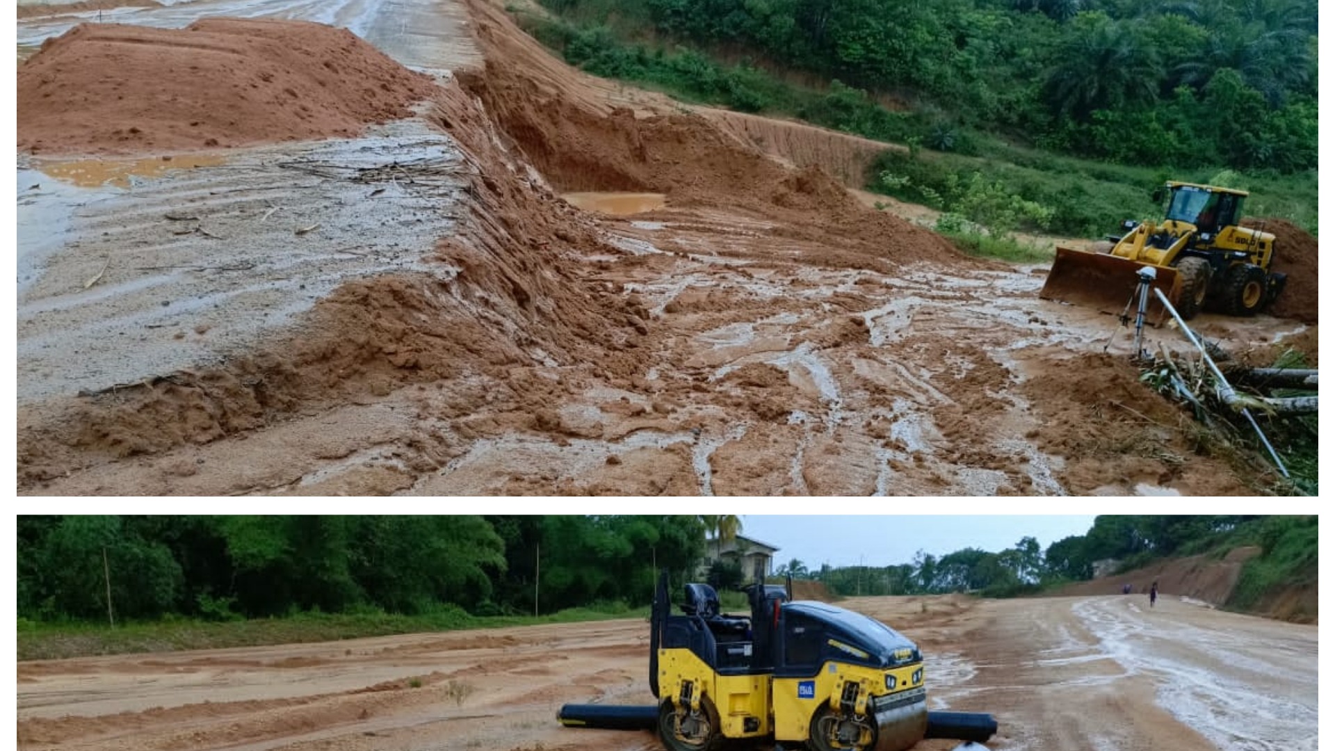 Route Douala-Bonepoupa : une planche d’essai pour l’usage des géo grilles dans le traitement des fondrières