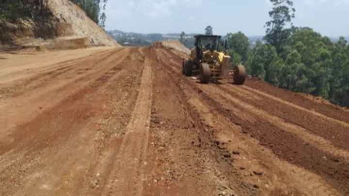 Route Kumbo-Ndu : les travaux de terrassement évoluent